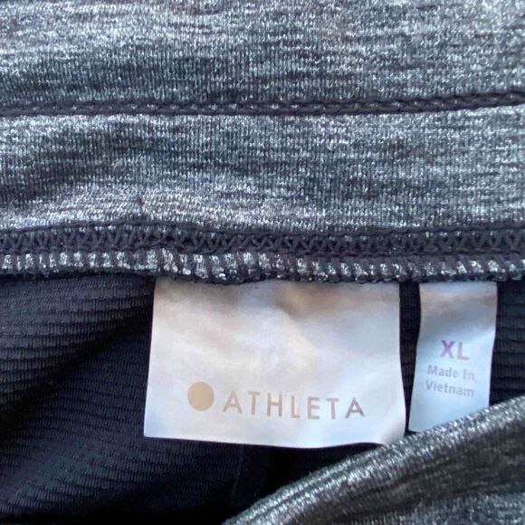Athleta Metro Skort Dark Heather Grey size XL Front Zip Pockets - Picture 7 of 7